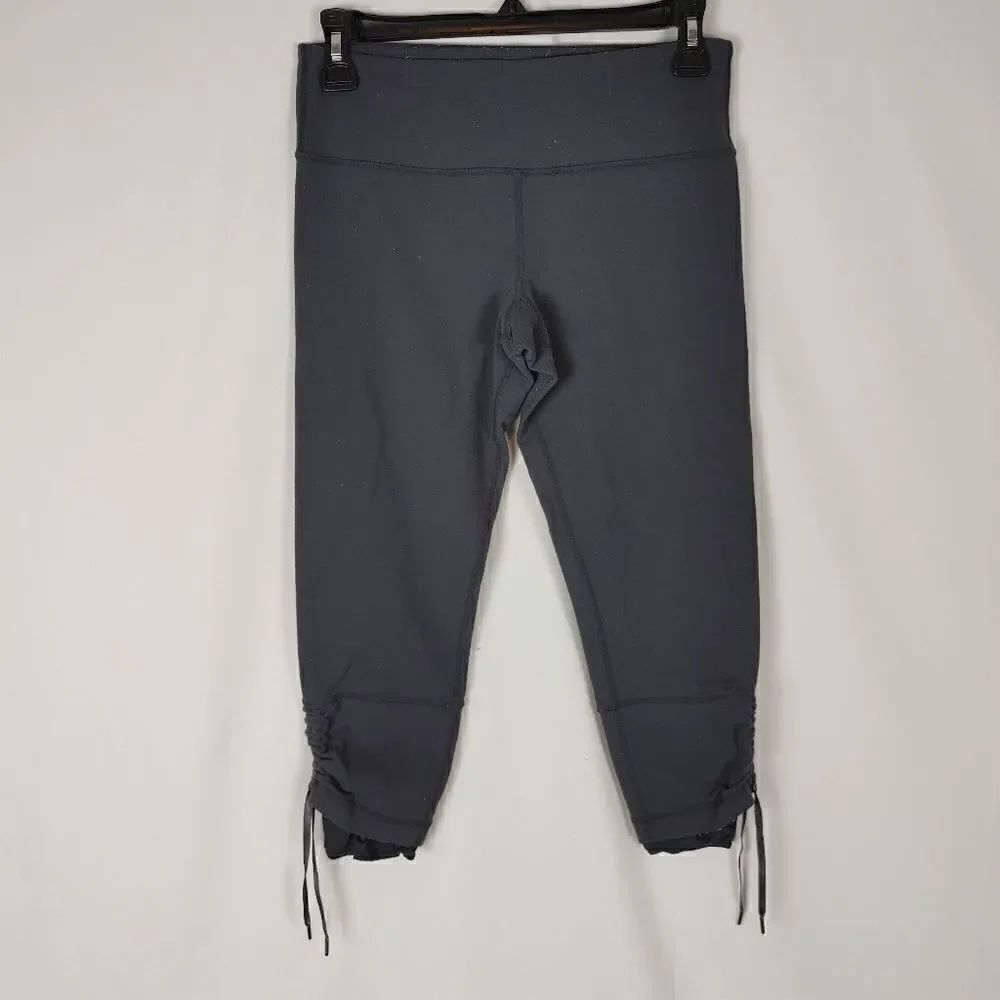 Lululemon Women's Size 8 Gray Gathered Drawstring - Picture 7 of 8